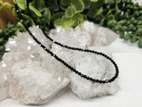 Black Spinel Faceted Necklace