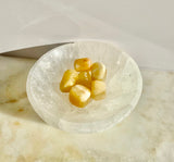 Golden Calcite Tumbles