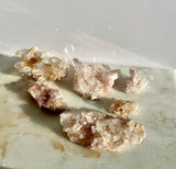 Pink Lemurian Clusters