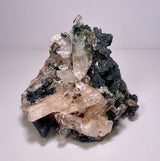 Pink Lemurian Quartz on Chlorite