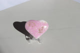 Pink Aragonite Heart
