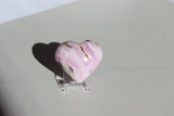 Pink Aragonite Heart