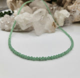 Green Angelite Faceted Necklace