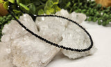 Black Spinel Faceted Necklace
