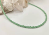 Green Angelite Faceted Necklace