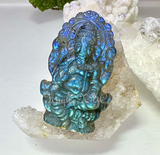 Labradorite Ganesha Crystal