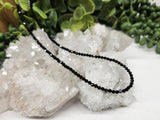 Black Spinel Faceted Necklace