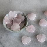 Tiny Rose Quartz Heart