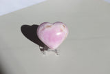 Pink Aragonite Heart