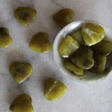 Green Opal Heart