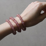 Strawberry Quartz 8mm Bracelet