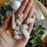 White Moonstone Tumbles