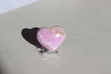 Pink Aragonite Heart