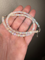 Ethiopian Opal with Sterling Silver Bracelet Clasp