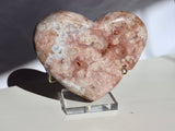 Pink Amethyst Heart
