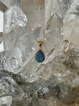 Australian Opal Necklace - Gold - Bevel