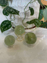Green Fluorite Sphere