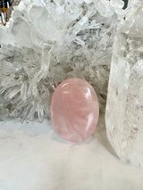 Aura Rose Quartz Palm Stones