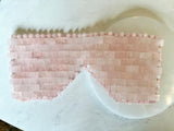 Rose Quartz Eye Mask for Soothing, Self-Love & Lymphatic Flow