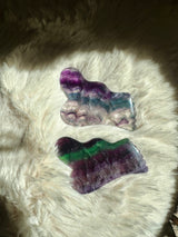 Rainbow Fluorite Gua Sha