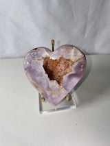 Pink Amethyst Heart