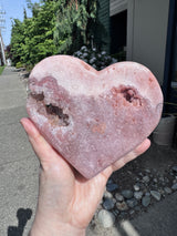 Pink Amethyst Heart