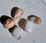 Stilbite Scolecite Smooth Tumbles
