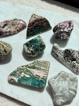 Orbicular Ocean Jasper Polished Freeform
