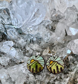 Mountain Sunrise Wood Earrings — Hand Made by Tawnya