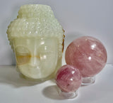 Strawberry Rose Quartz Sphere