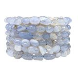 Blue Chalcedony Tumble Bracelet