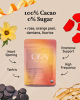 Ceremonial Cacao | Tantric Rose Blossom 100% Organic Cacao