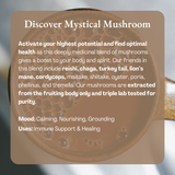 Ceremonial Cacao | Mystical Mushroom 100% Organic Cacao