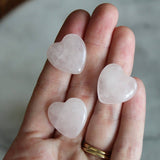 Tiny Rose Quartz Heart