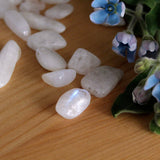 White Moonstone Tumbles