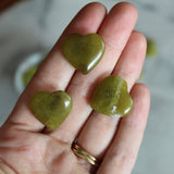 Green Opal Heart