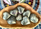 Smooth Pyrite Crystal Heart Healing